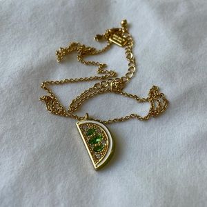 NEW kate spade new york lime necklace